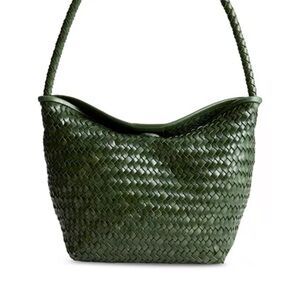 Madewell Green Woven Bag